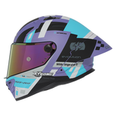 XTRONG R1 ADVENTURE MORADO AZUL MATE