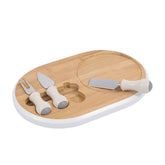 SET CORTADOR DE QUESO EN BAMBÚ MARCA UNIVERSAL