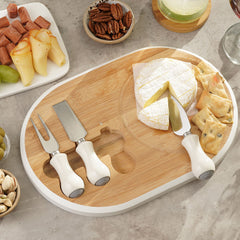 SET CORTADOR DE QUESO EN BAMBÚ MARCA UNIVERSAL