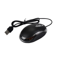 Mouse Óptico alámbrico con luces LED Precisión y Comodidad