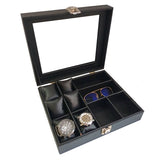 Organizador porta relojes y gafas de lujo