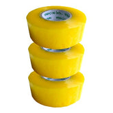 Pack x3 Rollos de cinta ancha transparente 200 metros industrial