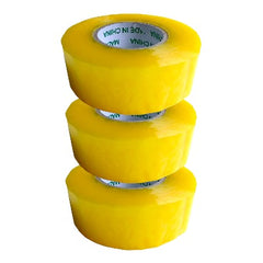 Pack x3 Rollos de cinta ancha transparente 200 metros industrial