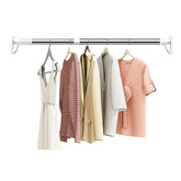 Tubo cortinero perchero 1,50m expandible ajustable