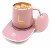 Mug con base calentadora eléctrica para bebdidas y teteros