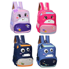 Morral infantil escolar Caritas Combinado, medidas 32 cm de alto Rosa