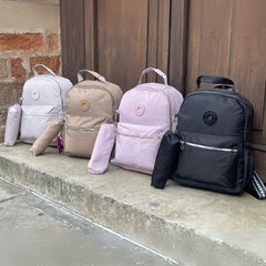 Morral con cartuchera Tipo Bombo y Lola impermeable