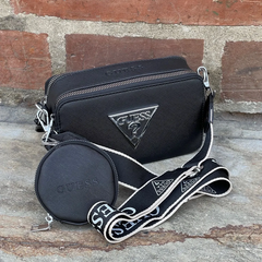 Bolso de dama baúl Guess con monedero y correa