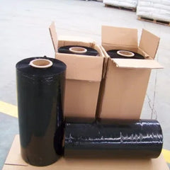 Pack x3 rollos de plástico vinipel strech 30cm x 300mts Negro