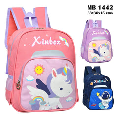 Morral infantil escolar diseños coloridos MB 1442 32 cm Astronauta