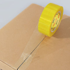 Pack x3 Rollos de cinta ancha transparente 200 metros industrial