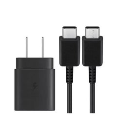 Adaptador de corriente Samsung Tipo C a Tipo C de 25 W