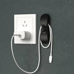Porta cable organizador adhesivo x2 unidades