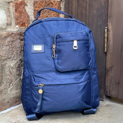 Morral femenino Lona fina 4 bolsillos impermeable