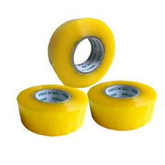 Pack x3 Rollos de cinta ancha transparente 200 metros industrial