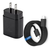 Adaptador de corriente Samsung Tipo C a Tipo C de 25 W