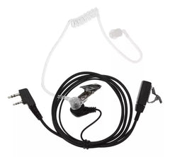 Auricular Manos Libres Tipo Escolta con Tubo Acústico Transparente