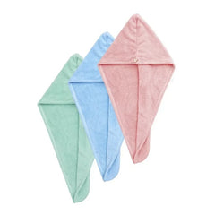 Toalla turbante de microfibra para el cabello secado rápido