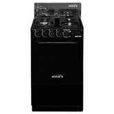 Estufa de Piso ABBA 4 Puestos con Horno Gas Propano EA con Gratinador y Termostato AT 20HV GT N Negro