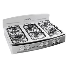Estufa de mesa ABBA 6 puestos Gas natural SG700-5N Negro