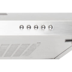 Campana Extractora ABBA 60cms Tipo Peninsula/Pared CRIX08 Plateado