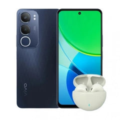 Cel 4G Vivo Y19s 256GB + Audi. Negro