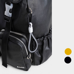 Morral cargo Korina tipo mochila 2 en 1 metalizado