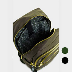 Morral elegante Grande Biel Nappa cierre dorado