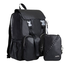 Morral cargo Korina tipo mochila 2 en 1 metalizado