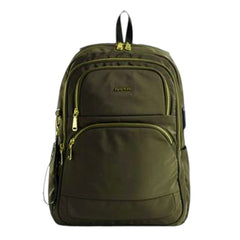 Morral elegante Grande Biel Nappa cierre dorado