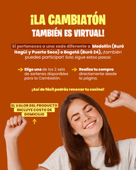 CAMBIATÓN - SET X3 SARTENES 18-20-24
