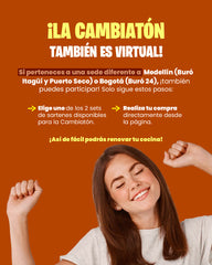 CAMBIATÓN - SET X3 6 ULTRA 18 -20 -24 CM
