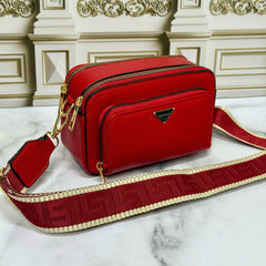 Bolso de mujer hermoso Baúl PRDA con Correa Ancha