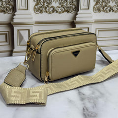 Bolso de mujer hermoso Baúl PRDA con Correa Ancha