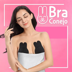 Brasier silicona adhesivo Rabit bra reutilizable para escotes