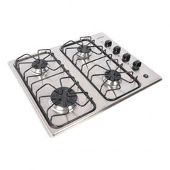 Cubierta Abba inox 4 puntos Gas Natural