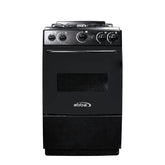 Estufa de Piso ABBA 4 Puestos Con Horno Gas Natural AT101-5 Negro