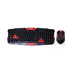 Teclado Mouse Weibo Mecanico Inalambrico Gamer Wb8088