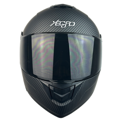 XR-900 XECURO NEGRO MATE-FIBRA CARBON ABATIBLE