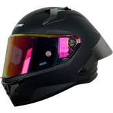 XTRONG R1 NEGRO MATE VISOR REVO-ROJO