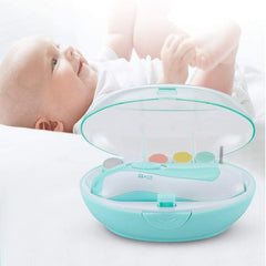 Lima cortaúñas para bebes eléctrica con luz LED