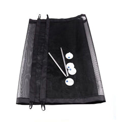 Puerta malla de seguridad para mascotas plegable 180 cm