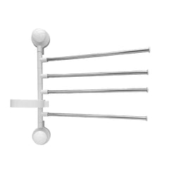 Soporte organizador de secador y toallas adhesivo