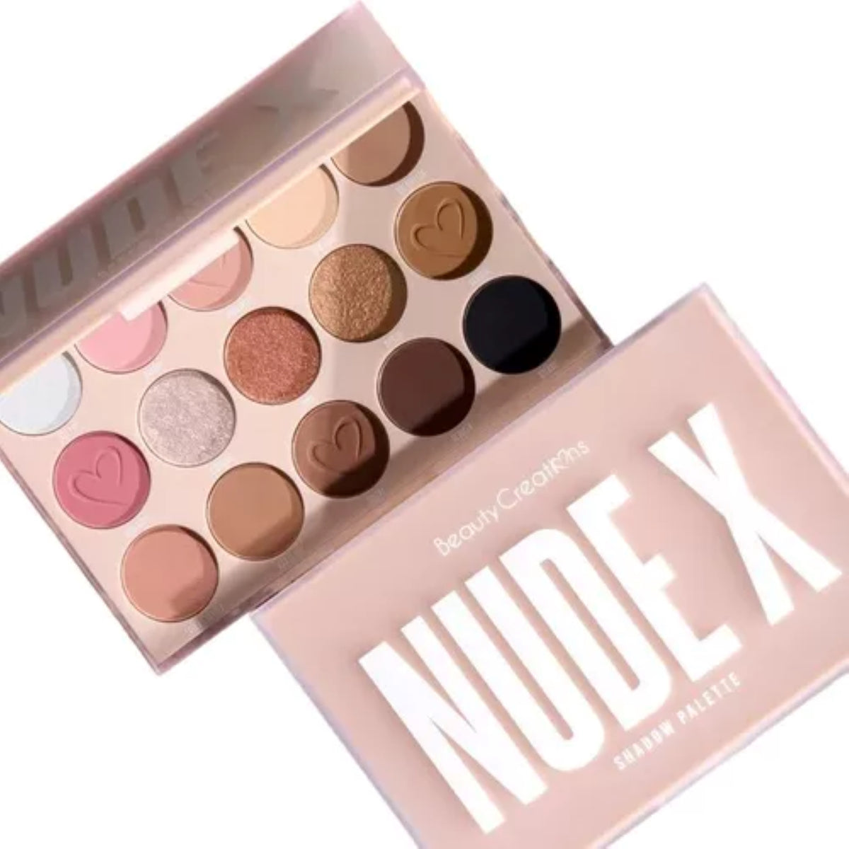 Paleta De Sombras Beauty Creations Nudex Grande X 15 Colores