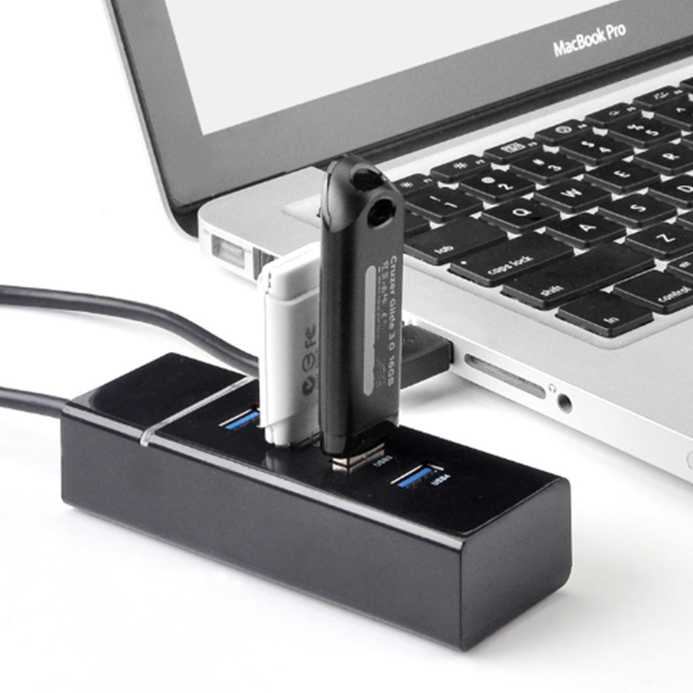 Multipuerto USB 4 puestos en 1 con indicador LED