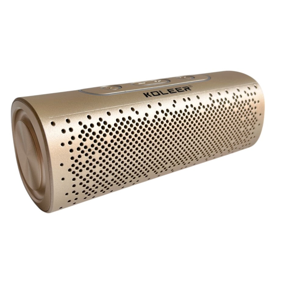 Parlante Bluetooth Koleer S819 Portátil 10W con Luces LED diseño metálico