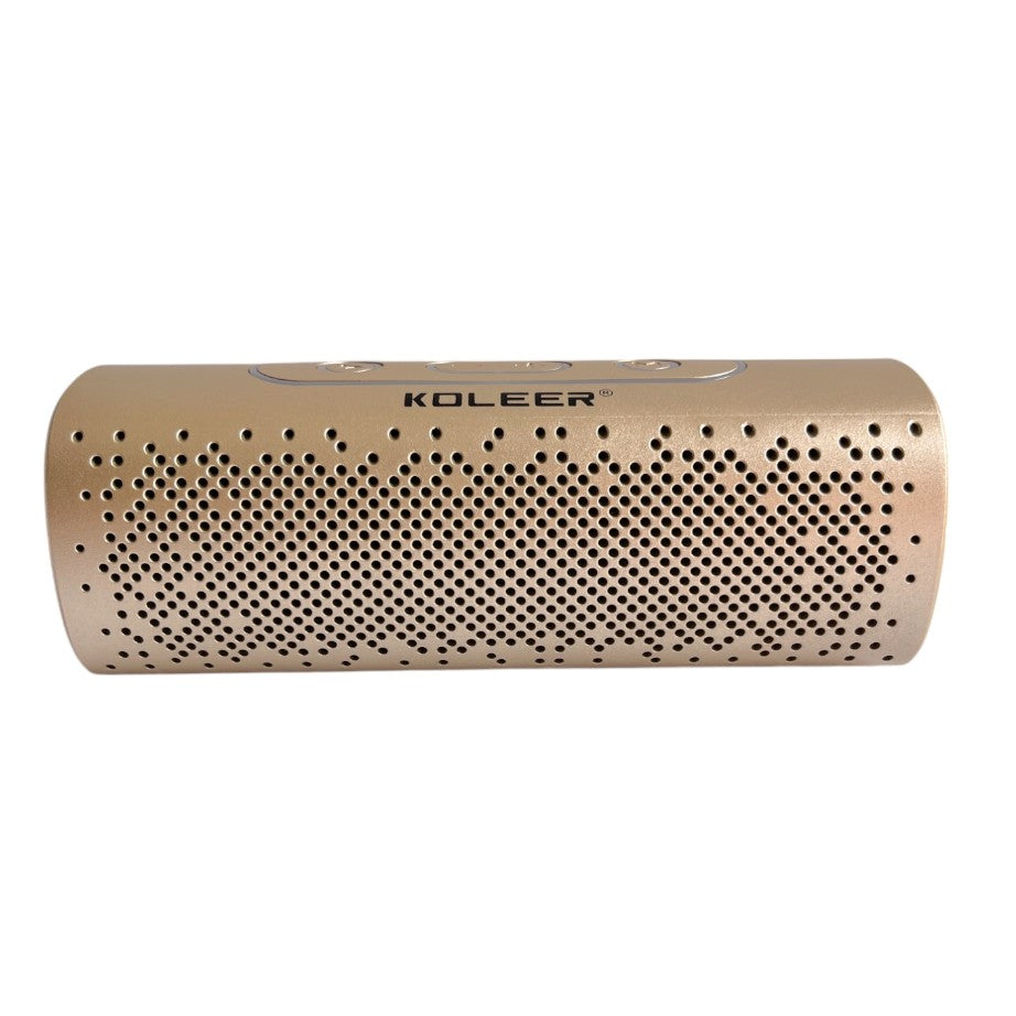 Parlante Bluetooth Koleer S819 Portátil 10W con Luces LED diseño metálico