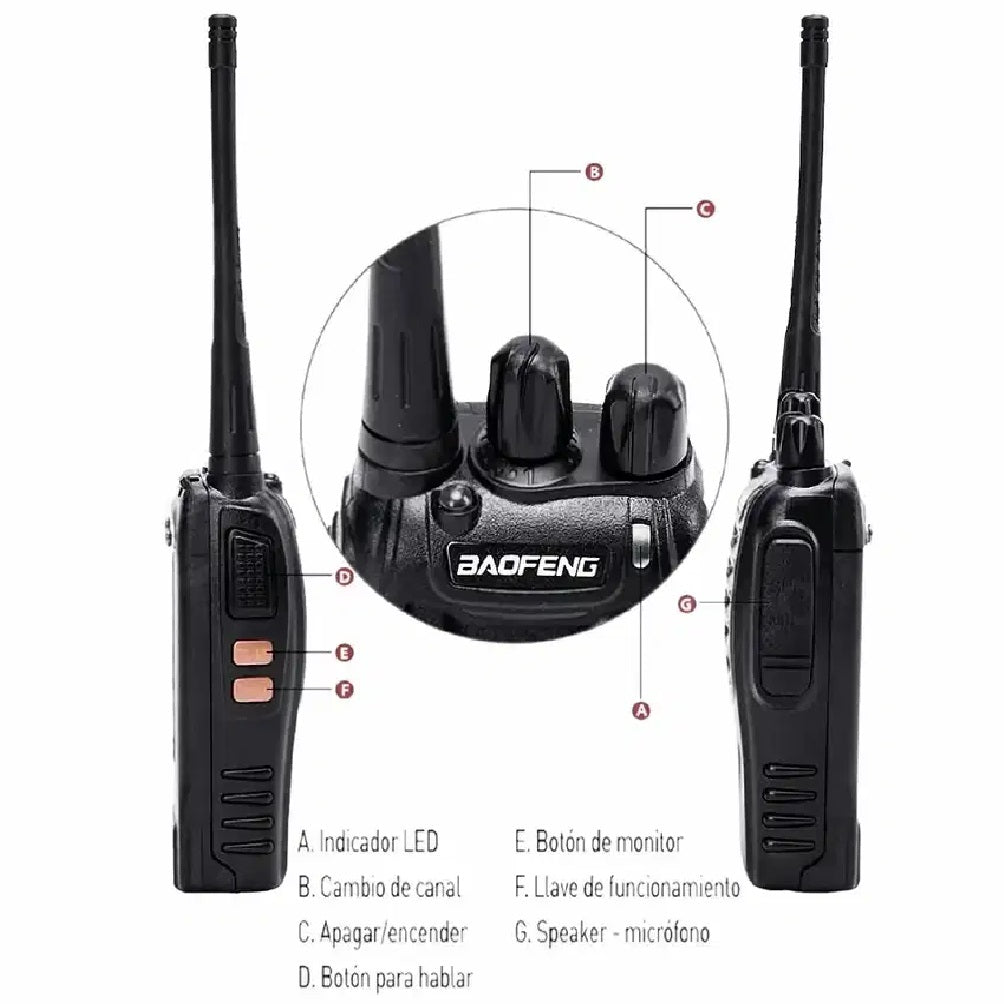 Radios de comunicación profesionales Baofeng