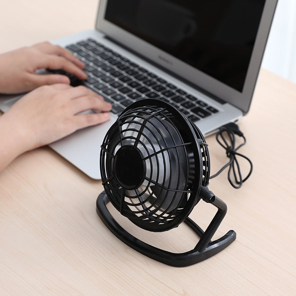 Mini ventilador USB para escritorio carro o habitación