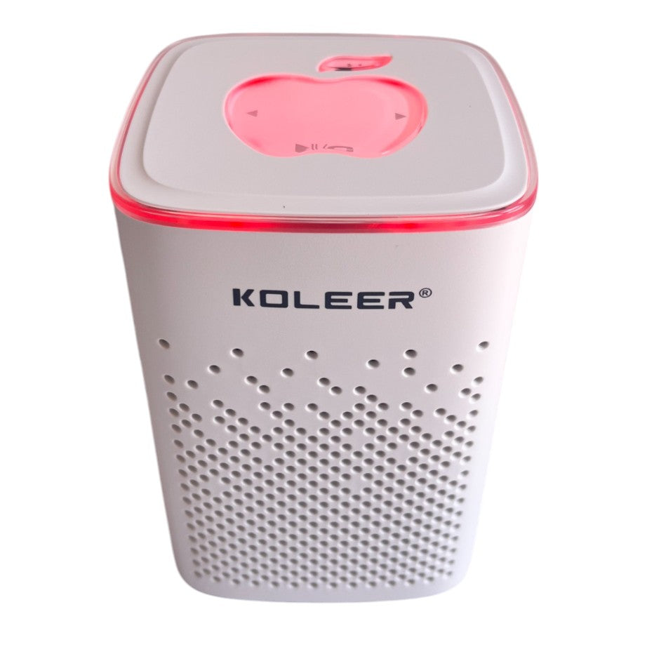 Parlante Bluetooth Koleer S818 Portátil 10W con Luces LED y Radio FM